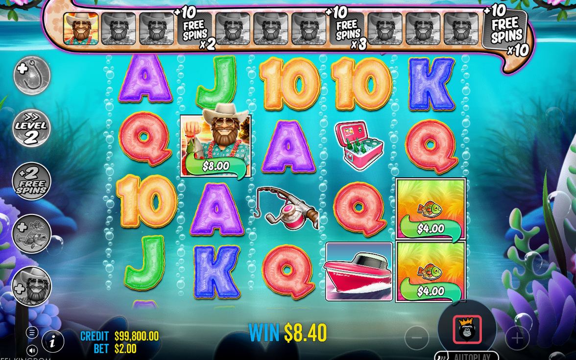 Free Spins-rundan med kvarvarande snurr på skärmen