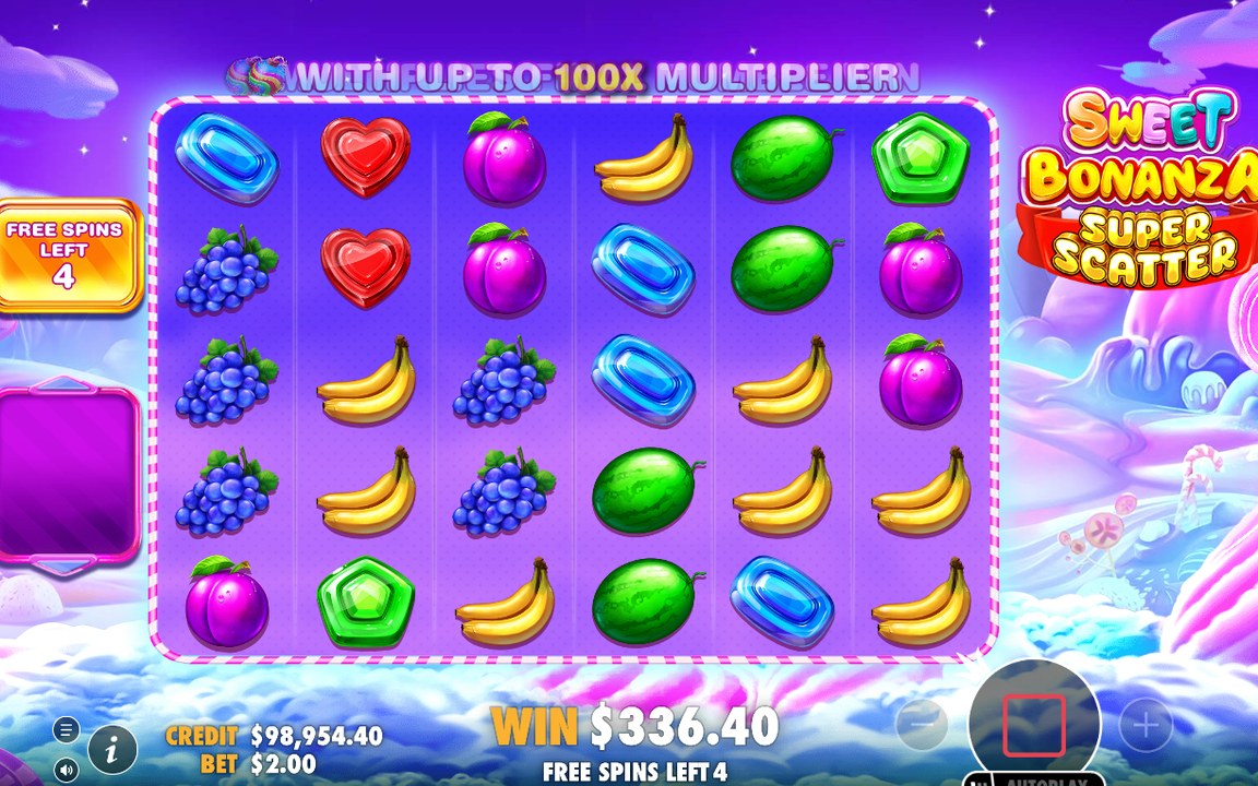 Free Spins med tio spinn på specialrullarna